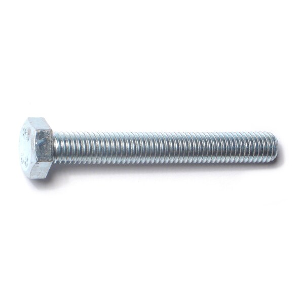 Midwest Fastener Class 8.8, M8-1.25 Hex Head Tap Bolt, Zinc Plated Steel, 60 mm L, 10 PK 78343 - main